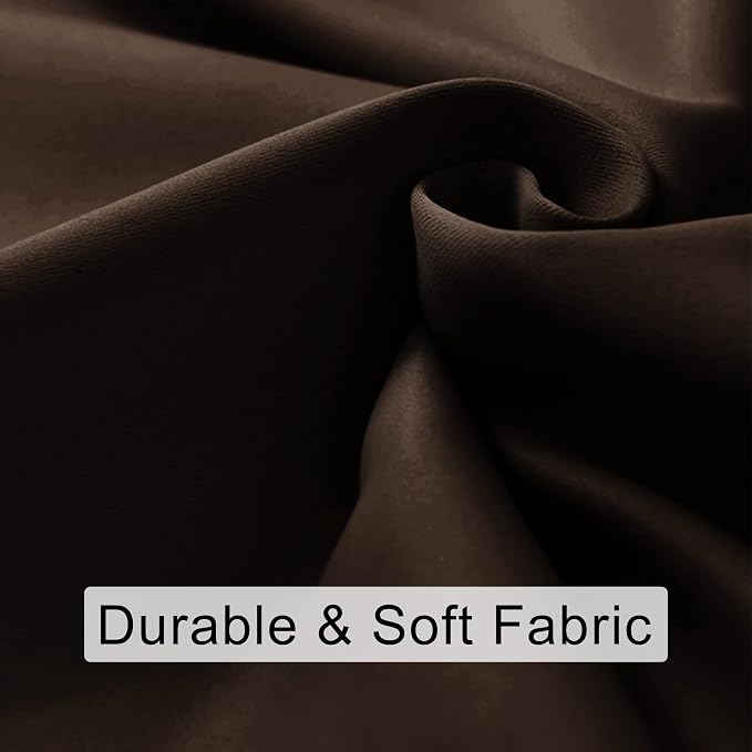 JIUZHEN Blackout Curtains for Bedroom– Thermal Insulated, Noise Reducing Room - Image 2