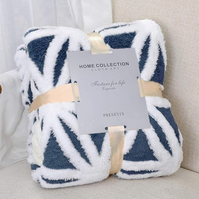 LOMAO Sherpa Fleece Blanket for Mom Cozy Soft Throw Blanket for Women Men by LOMAO