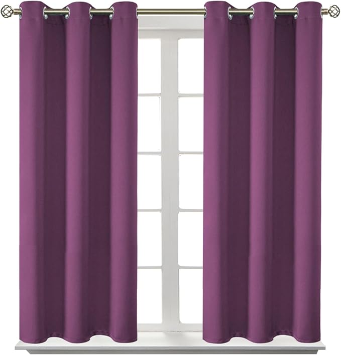 BGment Room Darkening Curtains 45 Inches Long by BGment