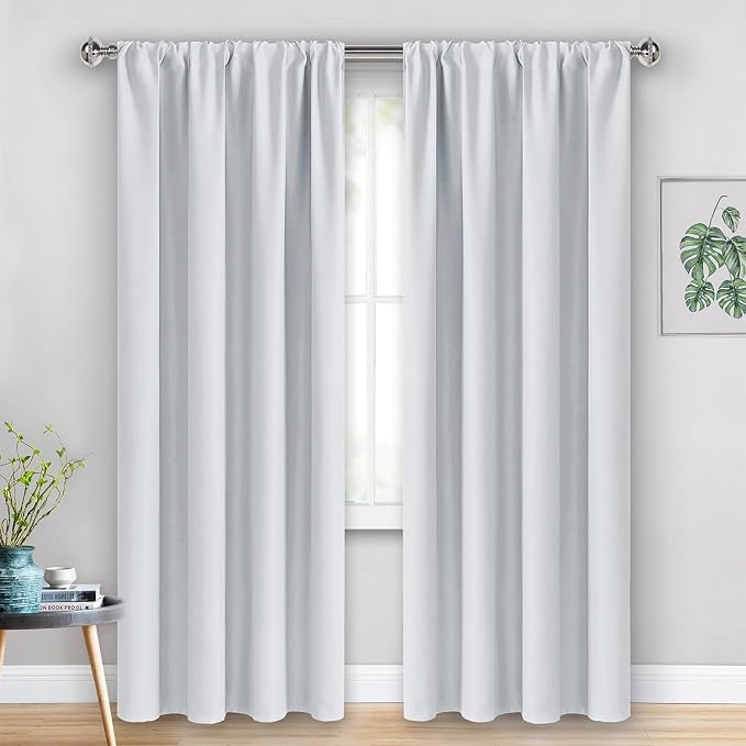 JIUZHEN White Curtains for Bedroom - Image 2