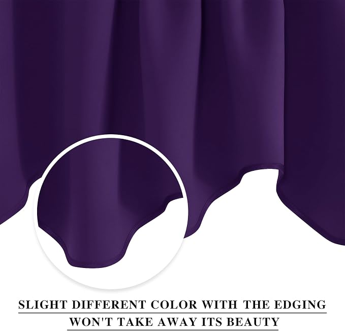 NICETOWN Blackout Window Curtain Valance - Image 3