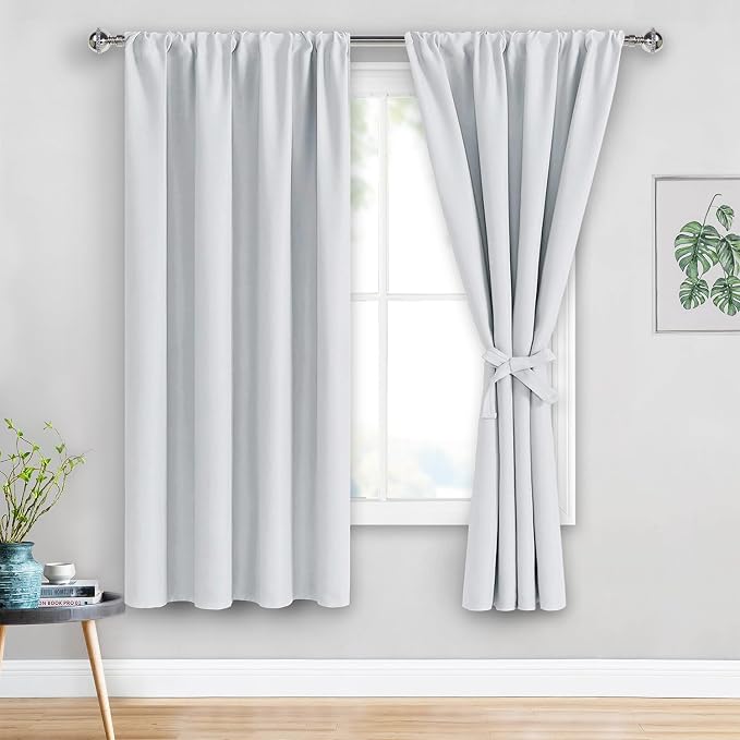 JIUZHEN Blackout Curtains for Bedroom– Thermal Insulated, Noise Reducing Room by JIUZHEN