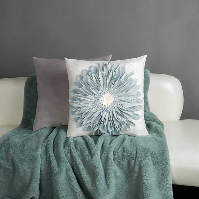 OiseauVoler 3D Sunflower Handmade Throw Pillow Covers Floral Pillowcases - Image 7