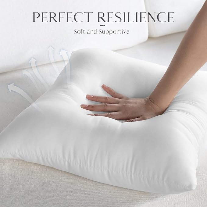 Ashler Outdoor Pillow Inserts, 12x20 Waterproof Throw Pillows Pack of 2 - Image 5