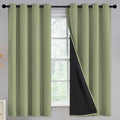 100% Blackout Curtains for Living Room, Thermal Insulated Blackout Curtains 63 by Yakamok