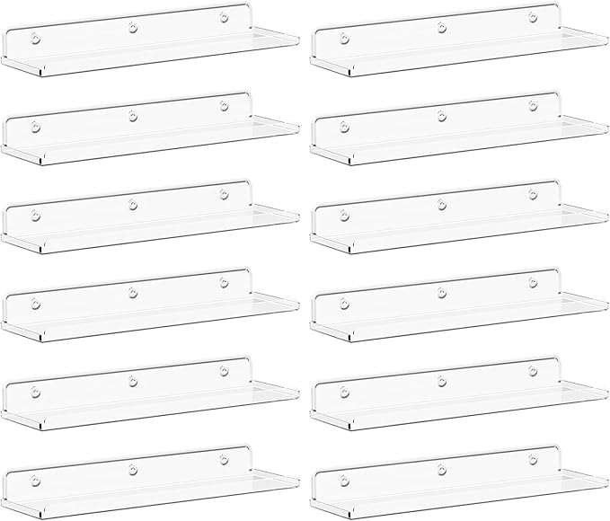 Lifewit Floating Shelves for Bathroom, Nail Polish, Decor Display Rack for by Lifewit