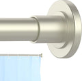 CorkLatta Brushed Shower Curtain Rod 31 to 104 Inch, 1 Inch Diameter Adjustable by CorkLatta