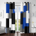 Tyrot Blue Gray 100% Blackout Curtains by TyrotHomeDecor