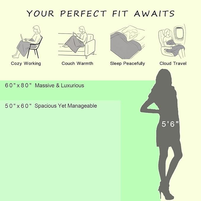 CozeCube Check Knit Throw Blanket, Olive Green Checkered Throw - Image 8