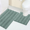 Turquoize Chenille Bathroom Rugs Set Non-Slip Bath Mats by Turquoize