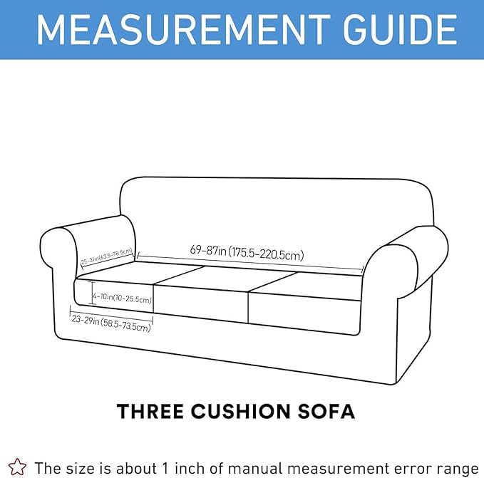 hyha Waterproof Couch Cushion Covers, Stretch Sofa Couch Seat Slipcover - Image 6