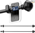 ENJOYBASICS 2 Pack No Drill Curtain Rods by ENJOYBASICS