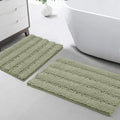 Turquoize Chenille Bathroom Rugs Set Non-Slip Bath Mats Extra Soft and by Turquoize