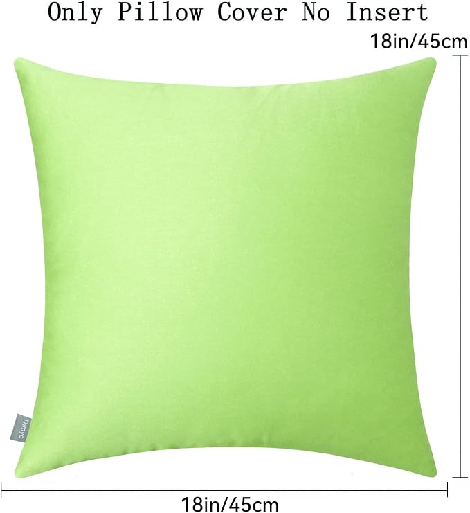 Thmyo 4-Pack 100% Cotton Comfortable Solid Decorative Throw Pillow Case - Image 5