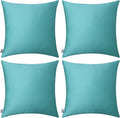 Thmyo 4-Pack 100% Cotton Comfortable Solid Decorative Throw Pillow Case by Thmyo