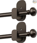 KAMANINA 2 Pack Curtain Rods No Drilling by KAMANINA