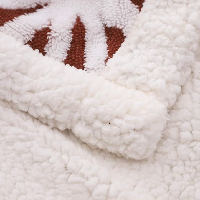 LOMAO Sherpa Fleece Blanket for Mom Cozy Soft Throw Blanket for Women Men - Image 8