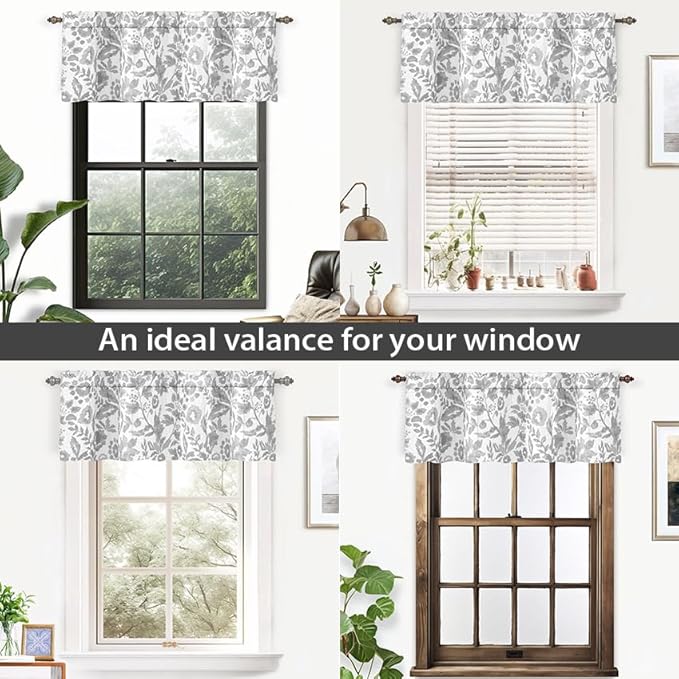 DriftAway Julia Lined Valance Double Layer Thermal Insulated Room Darkening - Image 6