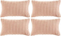 Fancy Homi 4 Packs Boho Pink Decorative Throw Pillow Covers 16x24 Inch by Fancy+Homi