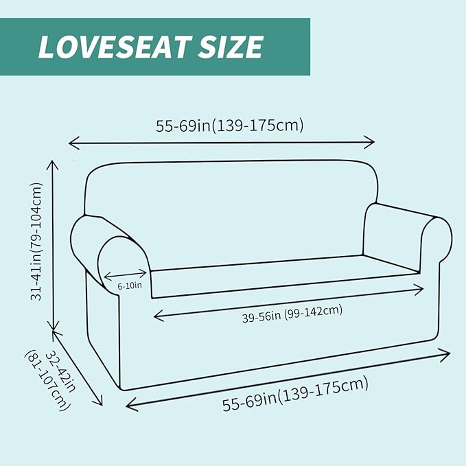 YEMYHOM Couch Cover Latest Jacquard Design High Stretch Sofa Covers - Image 5