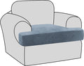 H.VERSAILTEX Stretch Velvet T Cushion Chair Covers by HVERSAILTEX