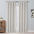 OVZME Natural Room Darkening Curtains by OVZME