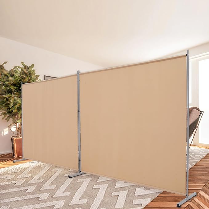 Rantila 2 Large Panels Room Divider, Portable Office Divider, Convenient Movable by RANTILA