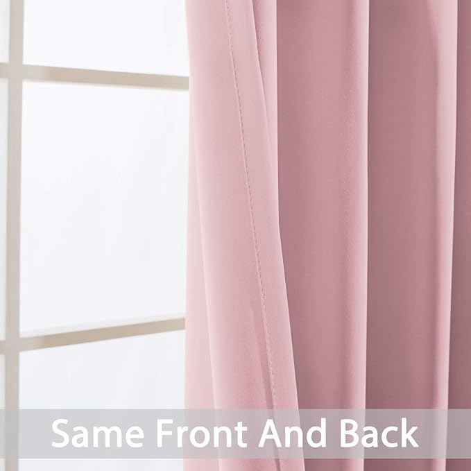 Yakamok Light Blocking Window Blackout Curtains Thermal Insulated Room - Image 3