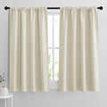 RYB HOME Short Curtains for Bedroom, Room Darkening Insulated Summer Heat Light by RYBHOME