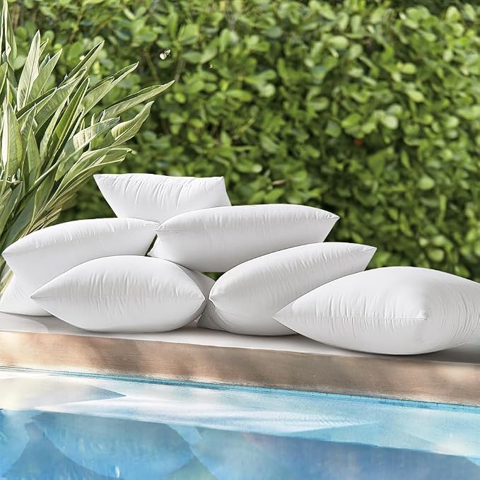 MIULEE Pack of 2 16x24 Inch Outdoor Pillow Inserts Waterproof Decorative Throw - Image 5