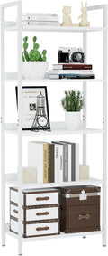 NUMENN Bookshelf, 5 Tier Bookshelves, Home Office Bookcase Shelf Storage by NUMENN
