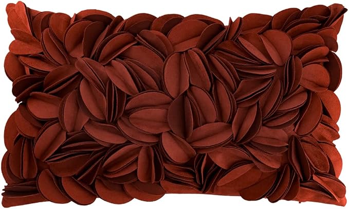 KINGROSE Handmade 3D Flower Soft Home Decorative Throw Pillow Case Rectangle by KINGROSE