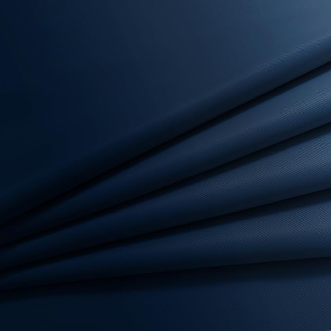 Yakamok Blue and Greyish White Ombre Curtains, Room Darkening Gradient Color - Image 5