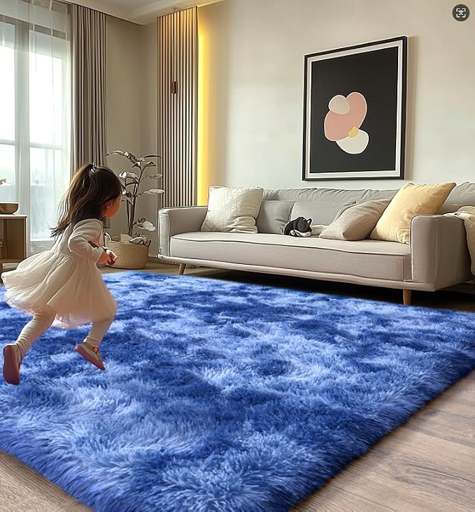 Plush Rugs for Living Room, Soft Shaggy Carpets for Living Room, Upgrade - Image 5