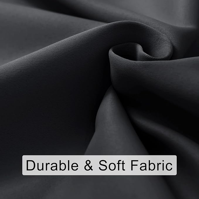 JIUZHEN Blackout Doorway Curtains 80 inch Length - Image 8