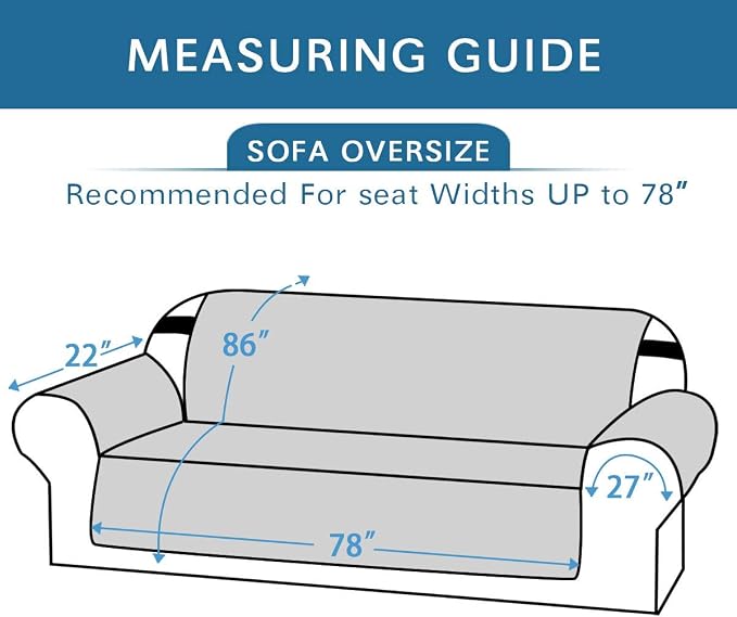 H.VERSAILTEX Water Repellent Sofa Cover Couch Cover Sofa Slipcover - Image 2