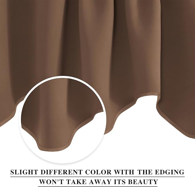 NICETOWN Blackout Valance Window Tier - Image 3