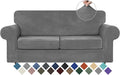 WEERRW Velvet Couch Covers for 2 Cushion Couch Sofa by WEERRW