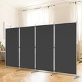 RANTILA 4 Panel Room Divider, 6 Ft Tall Folding Privacy Screen Room Dividers by RANTILA