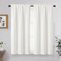 OVZME Light Beige Short Curtains by OVZME