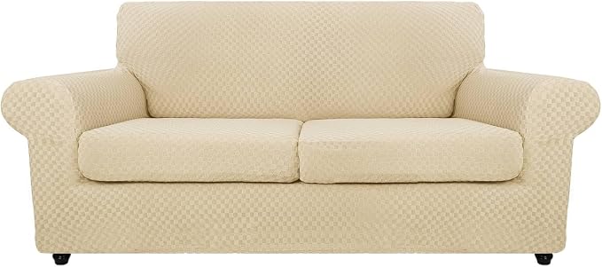 MAXIJIN 3 Piece Stretch Couch Covers by MAXIJIN