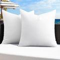MIULEE Pack of 2 22x22 Outdoor Pillow Inserts, Outdoor Throw Pillows by MIULEE