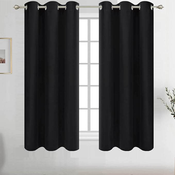 Diraysid Black Grommet Blackout Curtains by Diraysid%2C+refresh+your+life