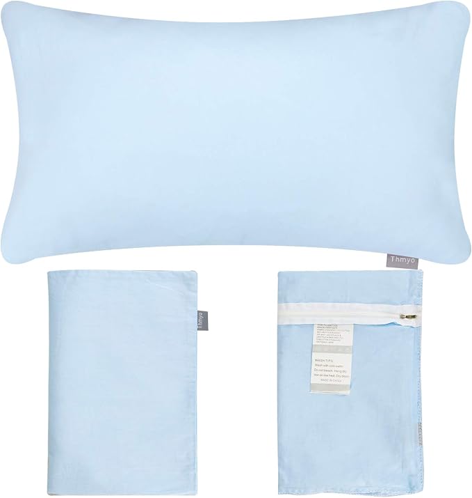 4-Pack 100% Cotton Lumbar Comfortable Solid Decorative Throw Pillow Case - Image 7