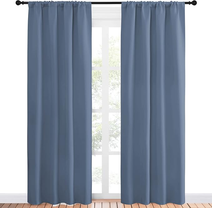NICETOWN Blackout Curtains for Living Curtains, Window Treatment Curtains & - Image 2