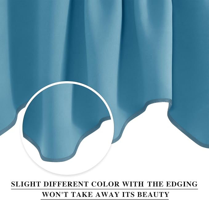 NICETOWN Short Blackout Valance Curtain - Image 3
