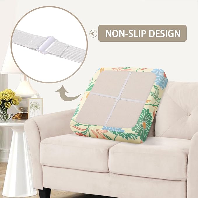 SearchI Stretch Printed Sofa Couch Cushion Covers Replacement Chair Cushion - Image 6