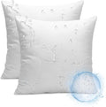 Ashler Outdoor Pillow Inserts, 18x18 Waterproof Throw Pillows Pack of 2 by AshlerHomeDeco