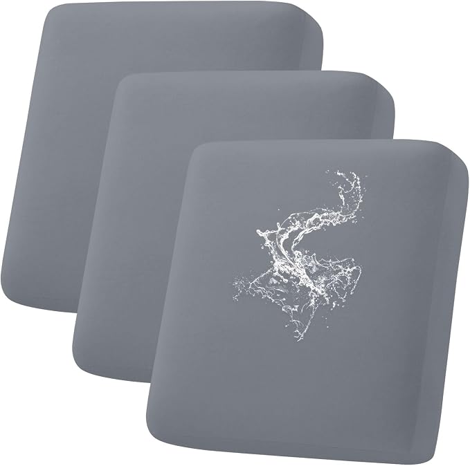 hyha Waterproof Couch Cushion Covers, Stretch Sofa Couch Seat Slipcover by hyha