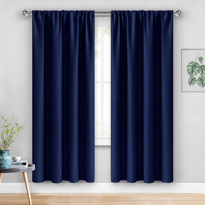 JIUZHEN Blackout Curtains for Bedroom by JIUZHEN